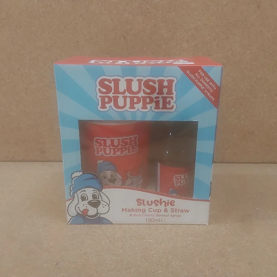 SET OF 6 BRAND NEW BOXED SLUSH PUPPIE RED CHERRY MAKING CUP SETS // BEST BEFORE: 09/2025