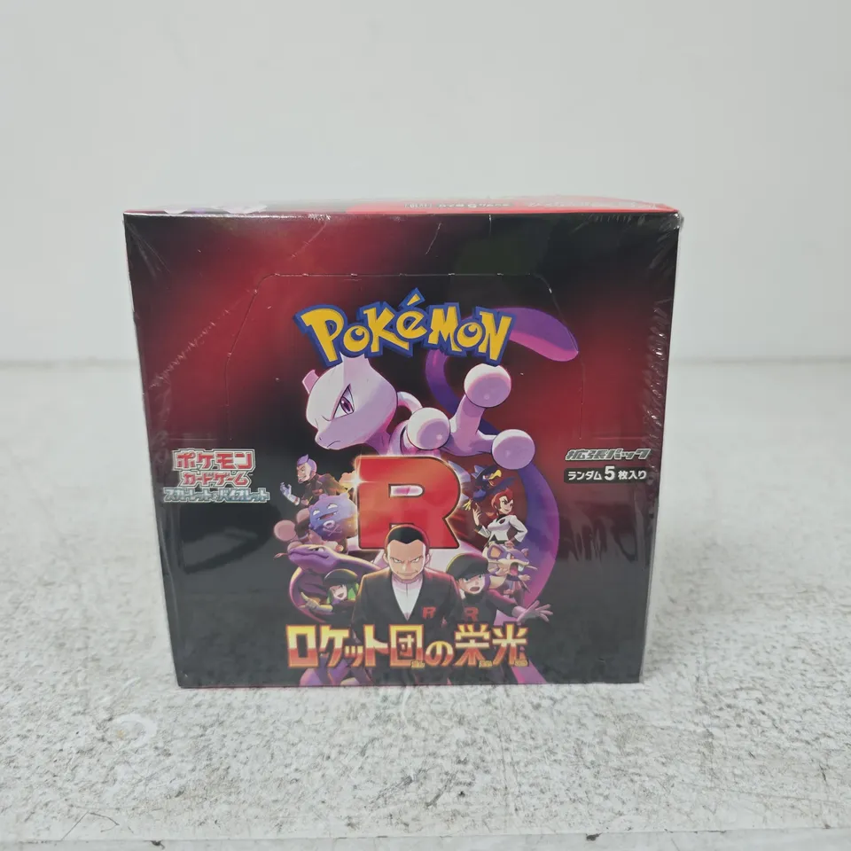 POKÉMON TCG: SCARLET & VIOLET - GLORY OF TEAM ROCKET BOOSTER BOX