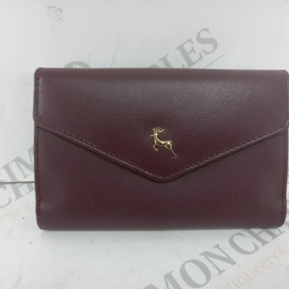 ASHWOOD LEATHER FLAP OVER MEDIUM WALLET
