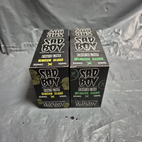 APPROXIMATELY 12 SAD BOY E-LIQUID MULTIPACKS