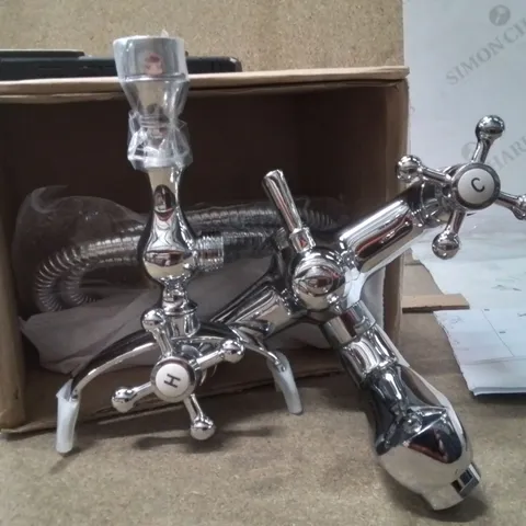 BOXED CHROME BATHROOM MIXER TAP SET