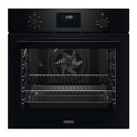 ZANUSSI SERIES 20 INTEGRATED SINGLE FAN OVEN BLACK Model ZOHNX3K1