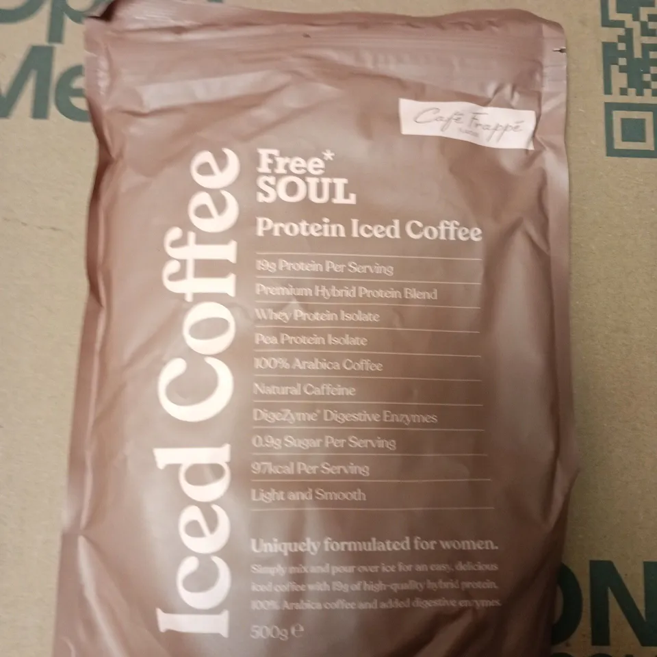 FREE SOUL PROTEIN ICED COFFEE – 500 G