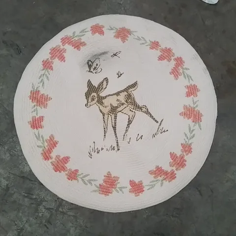 QUALITY DESIGNER AREA RUG - APPROXIMATELY 80X80CM