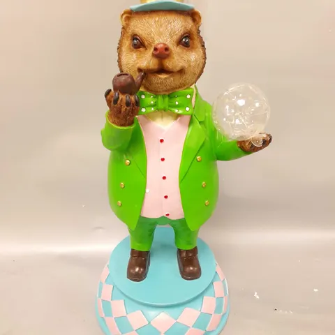 BOXED ENCHANTED GARDEN BY GARDEN REFLECTIONS LED HANDSOME HEDGEHOG