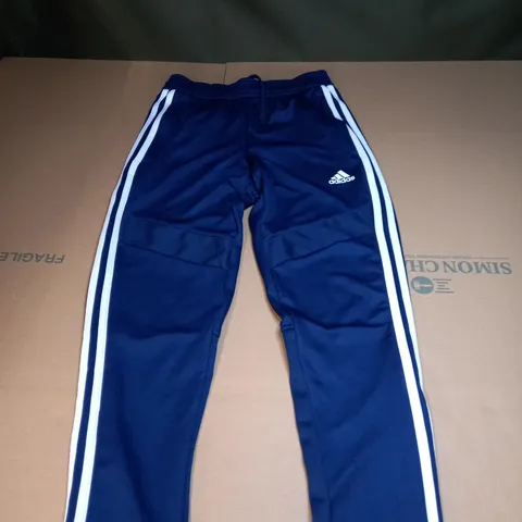 CHILDREN ADIDAS THREE STRIPPED TRACKSUIT BOTTOMS SIZE 11-12 YEARS