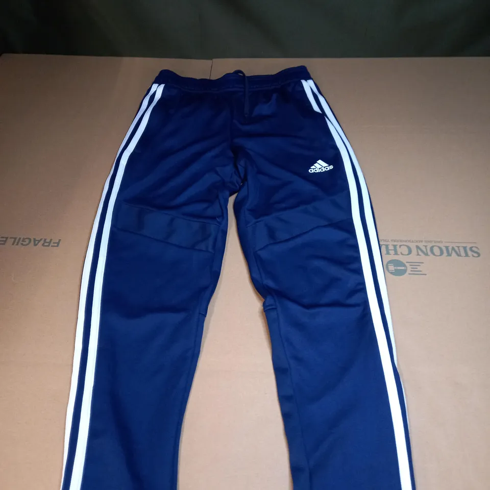 CHILDREN ADIDAS THREE STRIPPED TRACKSUIT BOTTOMS SIZE 11-12 YEARS