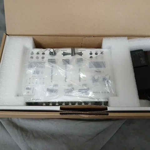 AUNA PRO DJ MIXER – WHITE, BOXED WITH POWER ADAPTOR (NEW IN BOX)