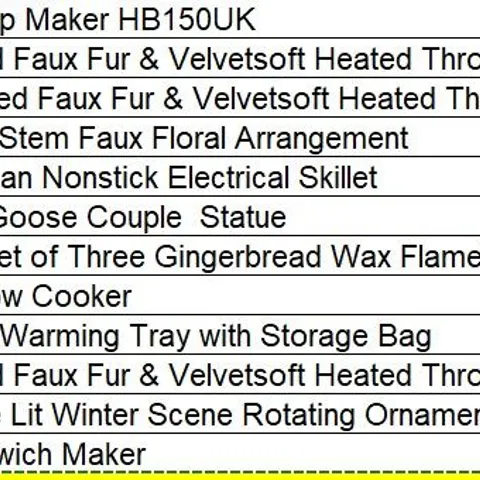 PALLET OF APPROXIMATELY 33 ASSORTED PRODUCTS TO INCLUDE;