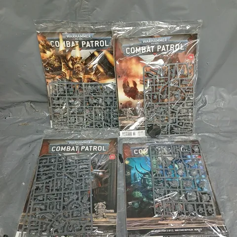 4X SEALED WARHAMMER COMBAT PATROL KITS