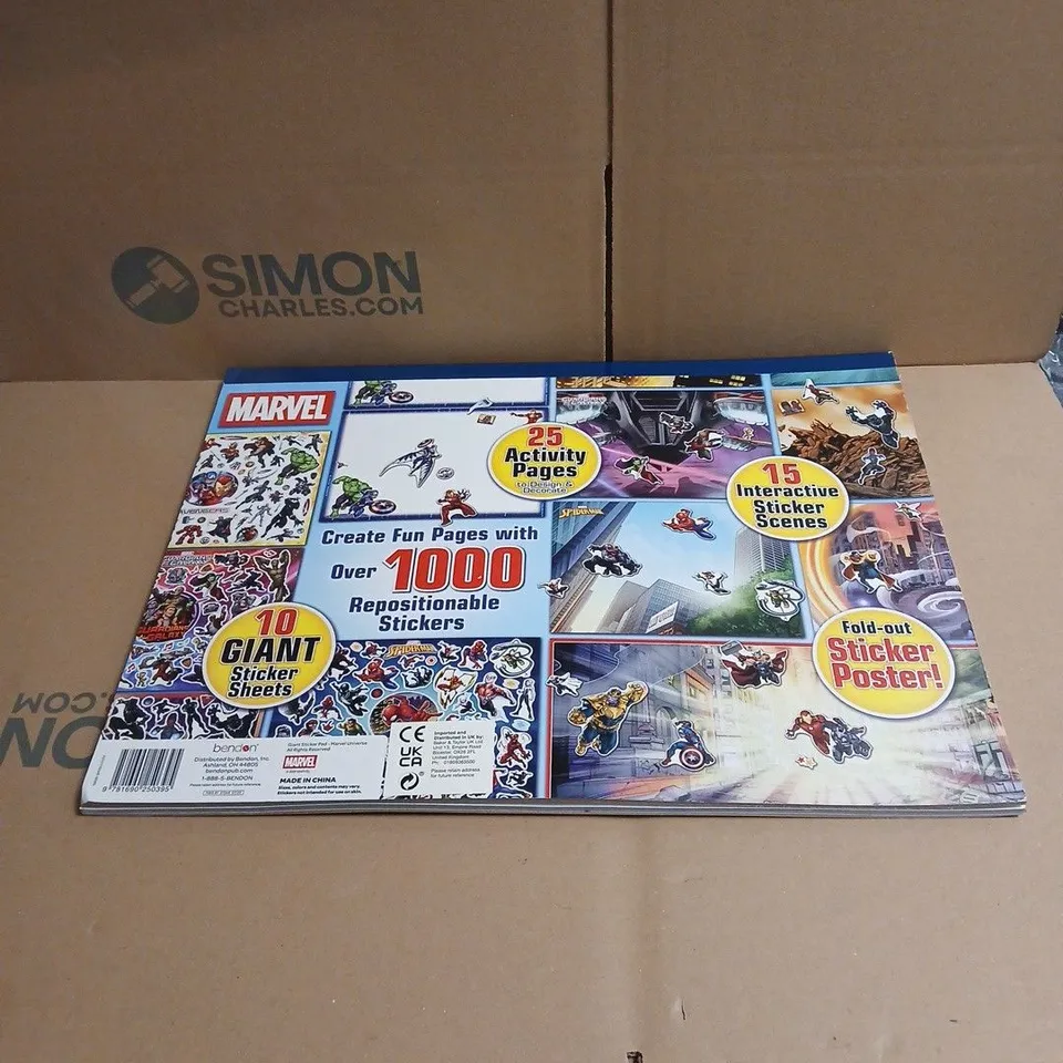 MARVEL THE ULTIMATE STICKER PAD