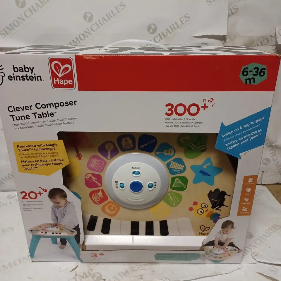 BABY EINSTEIN CLEVER COMPOSER TUNE TABLE 