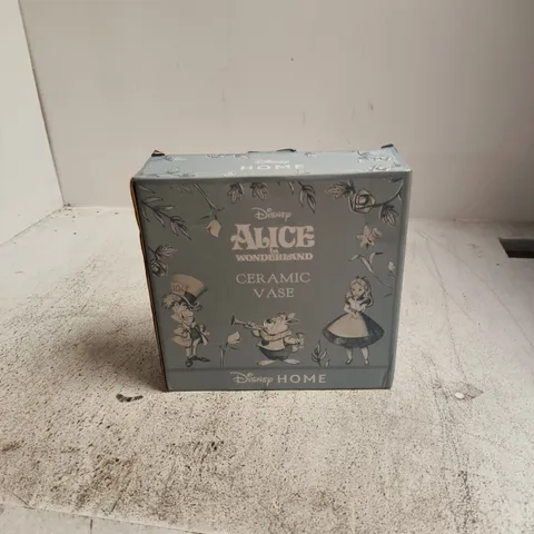 DISNEY ALICE IN WONDERLAND CERAMIC VASE – BOXED (DISNEY HOME)