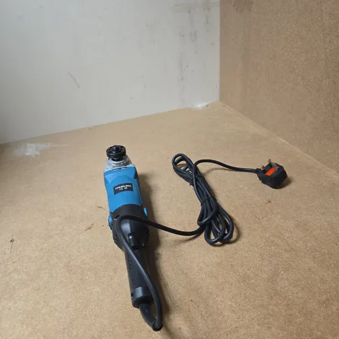 BLUE HANDHELD ELECTRIC ROTARY TOOL WITH POWER CORD