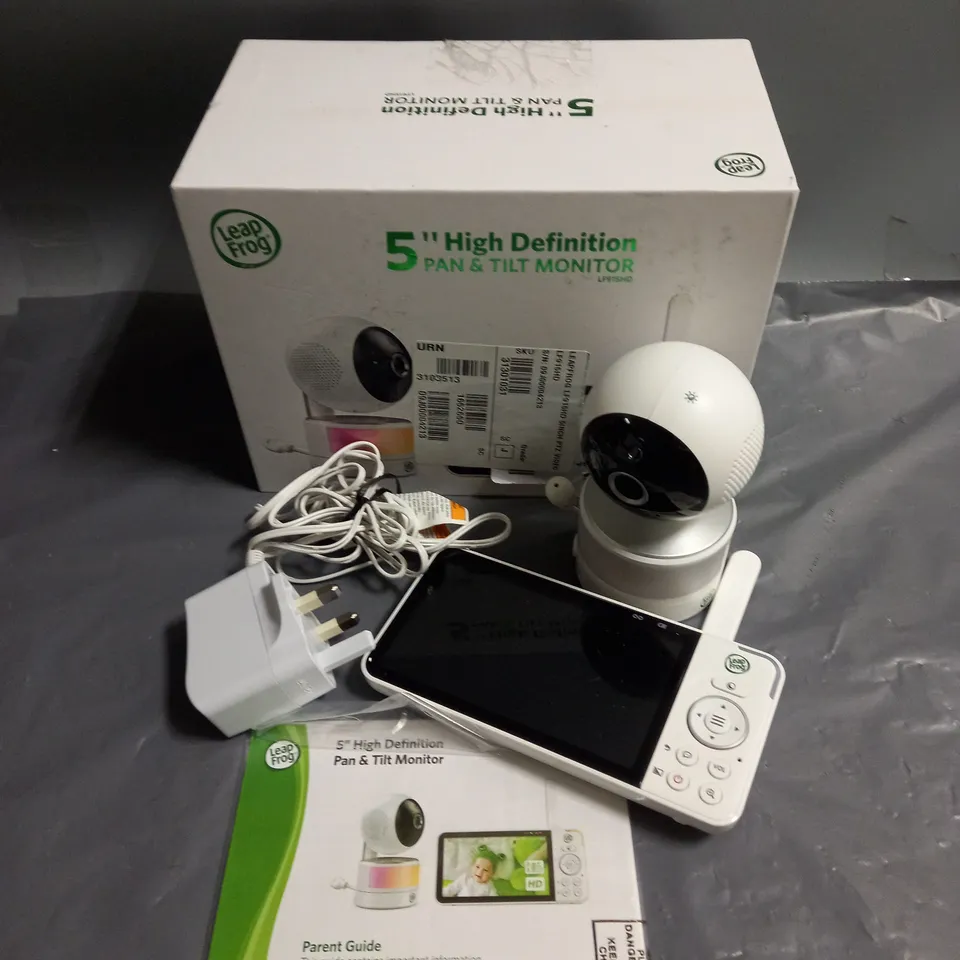 LEAP FROG 5" HIGH DEFINITION PAN & TILT BABY MONITOR 
