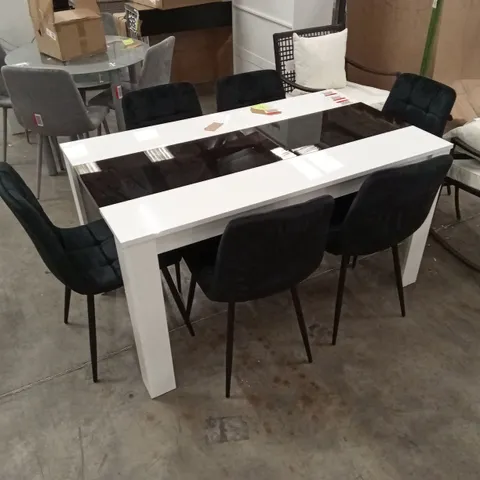 DESIGNER 6-PERSON DINING SET