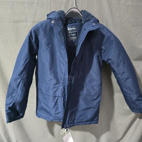 MOUNTAIN WAREHOUSE KIDS' NAVY WATERPROOF PADDED HOODED JACKET, 11-12 YRS
