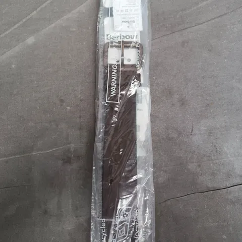 BARBOUR LEATHER BELT – BROWN, MEDIUM (BR51M)