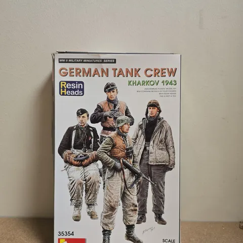 MINIART 35354 GERMAN TANK CREW KHARKOV 1943 RESIN HEADS 1:35 MODEL KIT