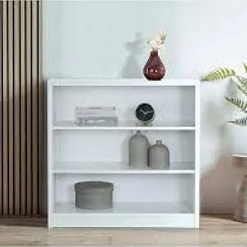 BOXED METRO SMALL WIDE BOOKCASE - COLLECTION ONLY