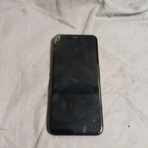 GOOGLE PIXEL 4 SMARTPHONE – WHITE, CRACKED FRONT DISPLAY