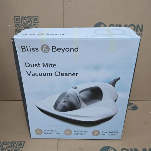 BLISS & BEYOND DUST MITE VACUUM CLEANER – BOXED