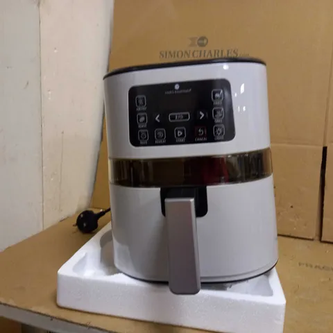 COOK'S ESSENTIALS 4.0L AIR FRYER WITH DIGITAL TOUCHSCREEN & VIEWING SCREEN - COOL GREY
