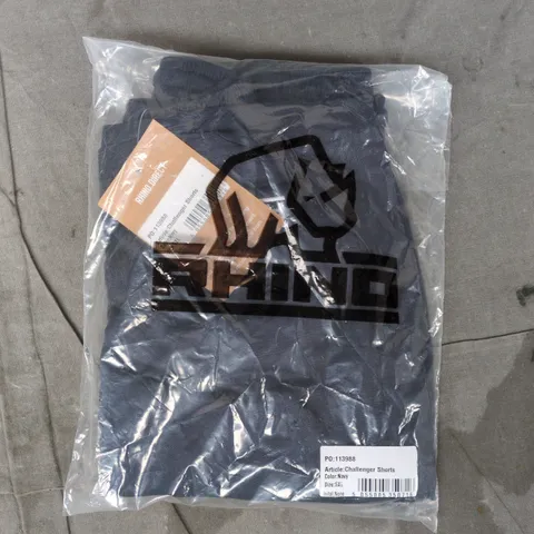 bagged rhino challenger shorts in navy size 5xl