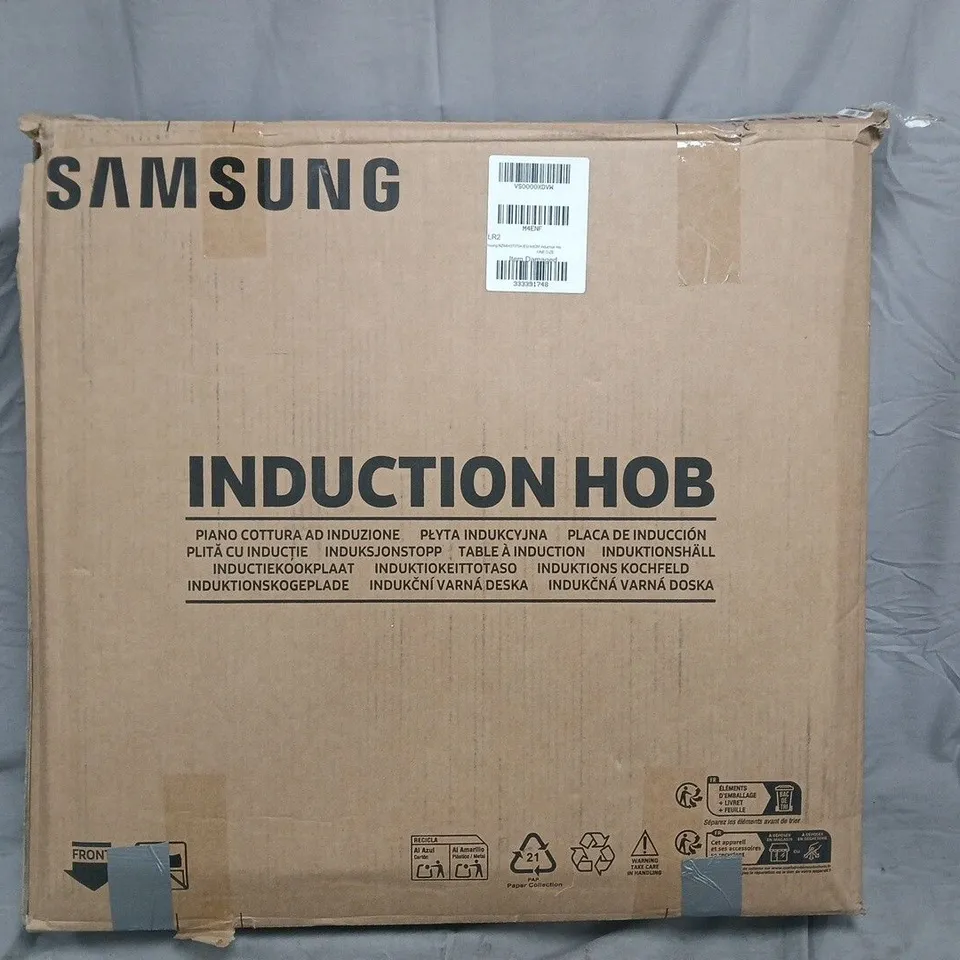 BOXED SAMSUNG NZ64H37070K INDUCTION HOB - COLLECTION ONLY (DAMAGED) RRP £569.99