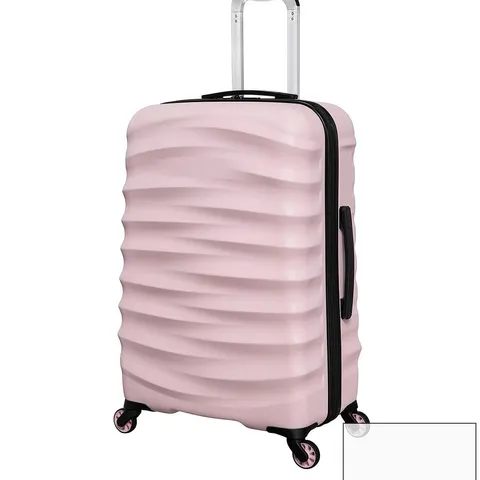 IT LUGGAGE PINK HARDSHELL SUITCASE - MEDIUM