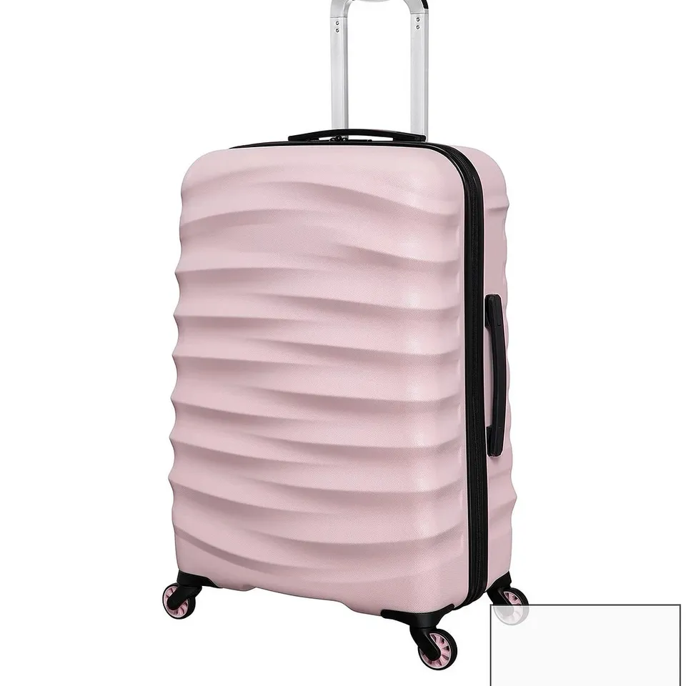 IT LUGGAGE PINK HARDSHELL SUITCASE - MEDIUM
