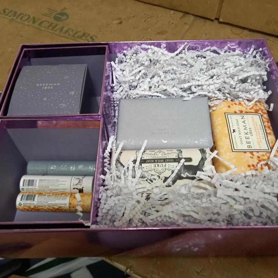 BEEKMAN 1802 8 PIECE GOAT MILK BATH & BODY GIFT COLLECTION