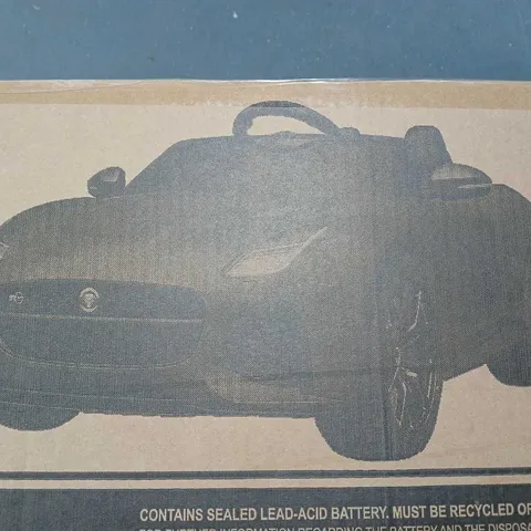 BOXED JAGUAR F-TYPE SVR CONVERTIBLE TOY - COLLECTION ONLY