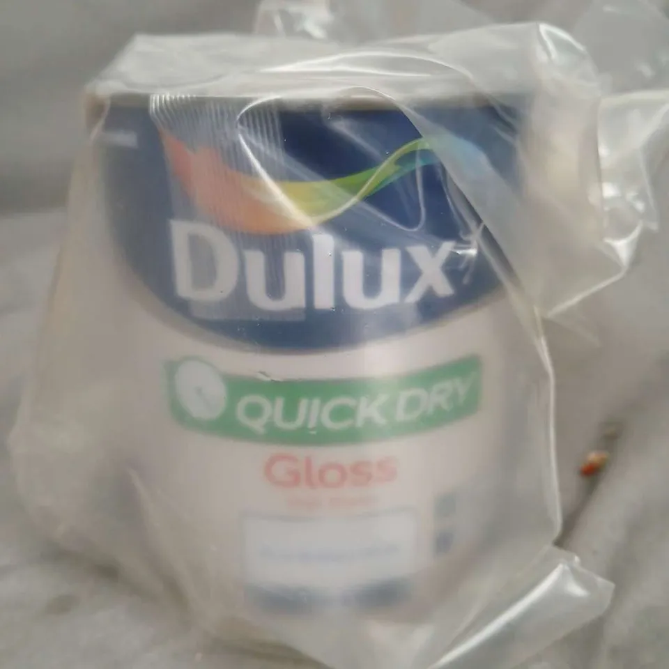 DULUX GLOSS PURE BRILLIANT WHITE 1L / COLLECTION ONLY 