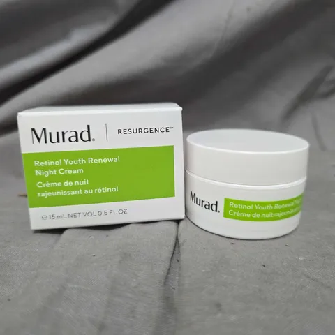 BOXED MURAD RETINOL YOUTH RENEWAL NIGHT CREAM - TRAVEL 15ML 