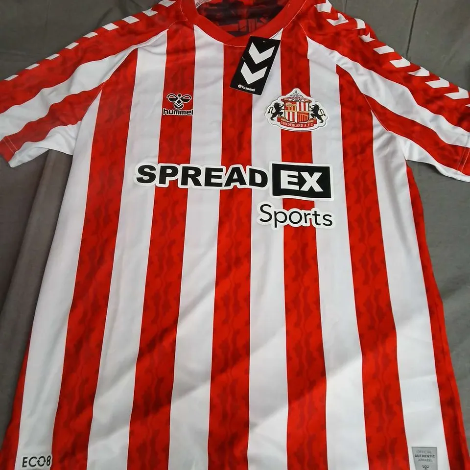 HUMMEL SUNDERLAND 24-25 HOME SHIRT - LARGE