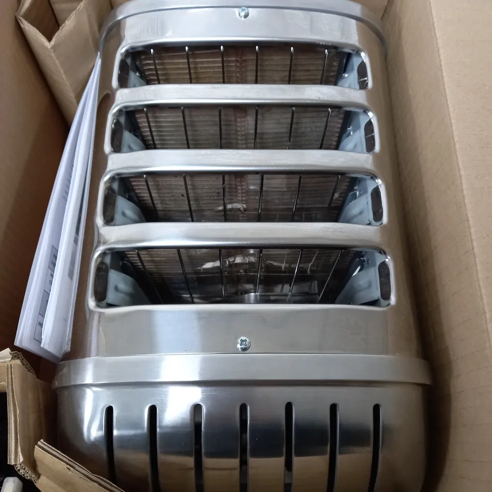 BOXED DUALIT 4 SLOT VARIO CLASSIC TOASTER WITH TWO SANDWICH CAGES