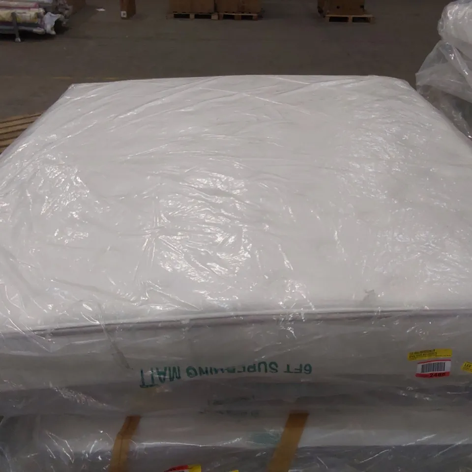 QUALITY BAGGED NOVILLA 6' SUPERKING COOLING MEMORY FOAM POCKET MATTRESS