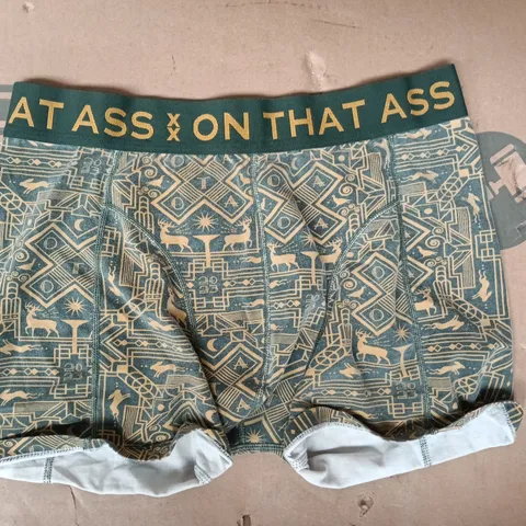 ON THAT ASS ORIGINALS RITZ BOXER BRIEFS SIZE LARGE