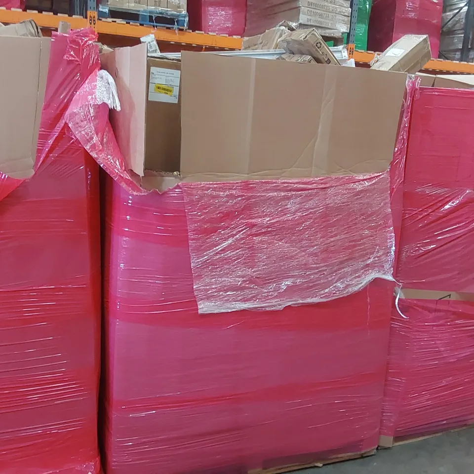 PALLET OF ASSORTED ITEMS INCLUDING: ANYCUBIC KOBRA 3 COMBO 3D PRINTER, BLINDS, DOME TENT, CAR LED LIGHT BAR ECT