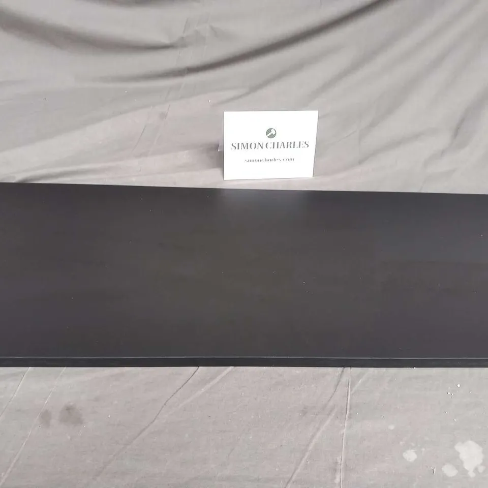 BLACK 100CM X 30CM SHELF