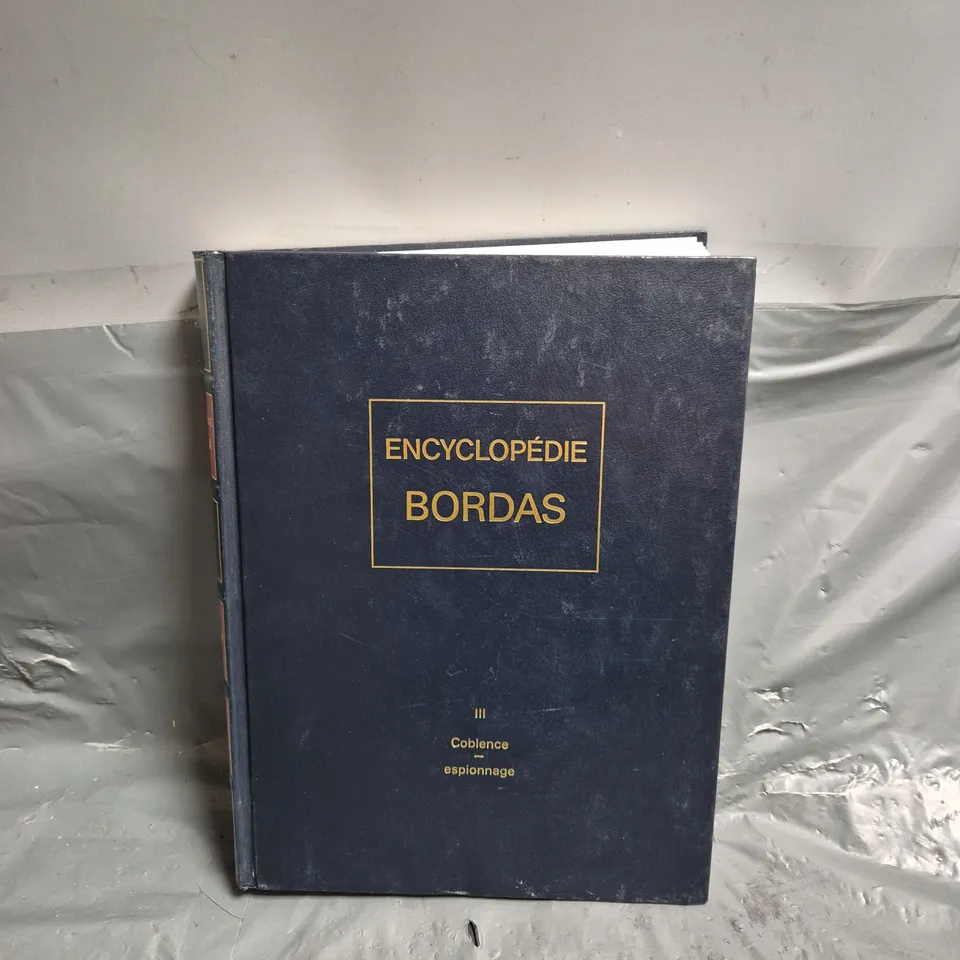 ENCYCLOPEDIE BORDAS III HARDBACK