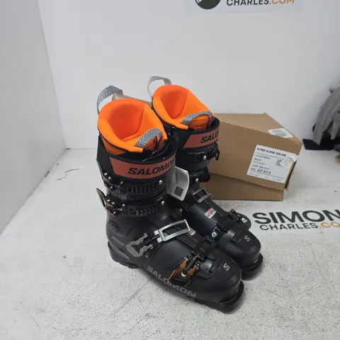SALOMON SKI BOOTS β BLACK/ORANGE, SIZE 27/27.5 (MONDO POINT)