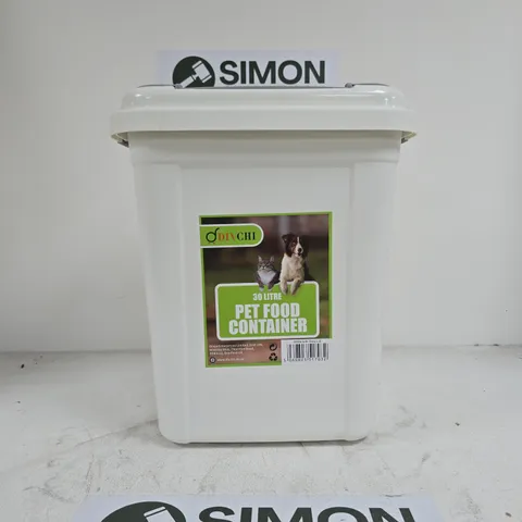 DIV CHI 30L PET FOOD CONTAINER UNBOXED