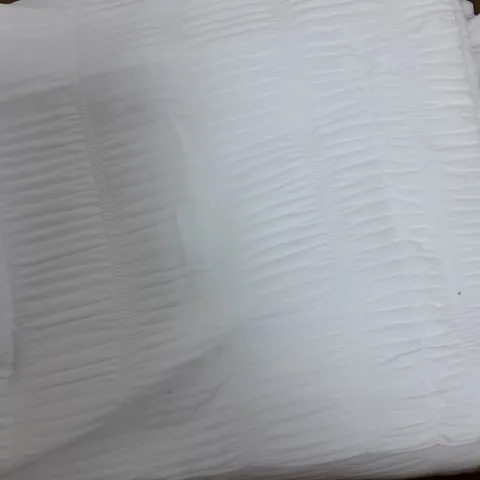 BOXED SUPERSOFT BY COZEE HOME TEXTURED STRIPE DUVET SET IN WHITE - DOUBLE