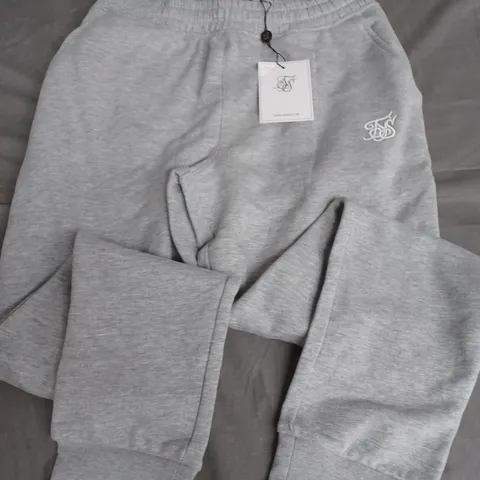 SIKSILK CUFFED JOGGERS IN GREY - LARGE