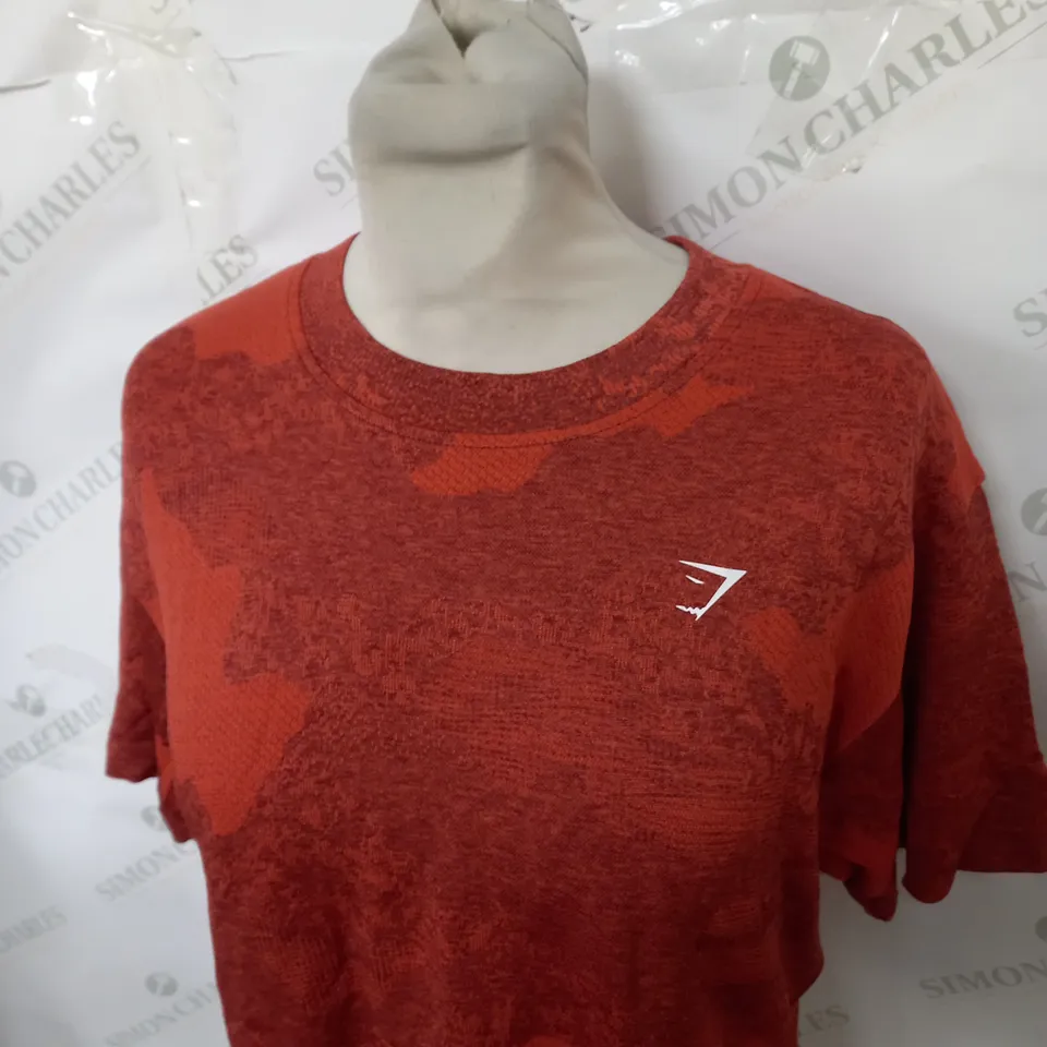 GYMSHARK WORKOUT T-SHIRT SIZE S