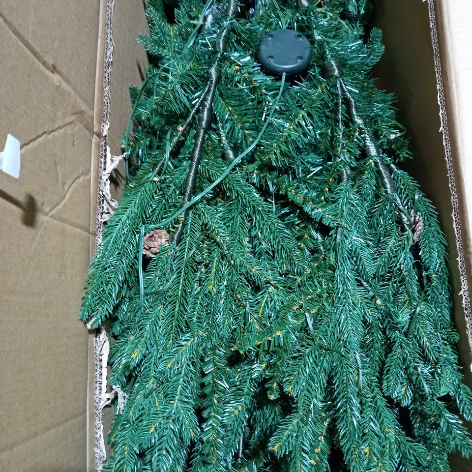 KELLY HOPPEN KENSINGTON FIR CHRISTMAS TREE - 6FT PINECONE - COLLECTION ONLY