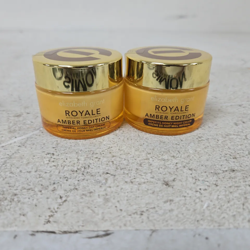ELIZABETH GRANT ROYALE AMBER EDITION NIGHT/DAY CREAM 50 ML – SET OF 2