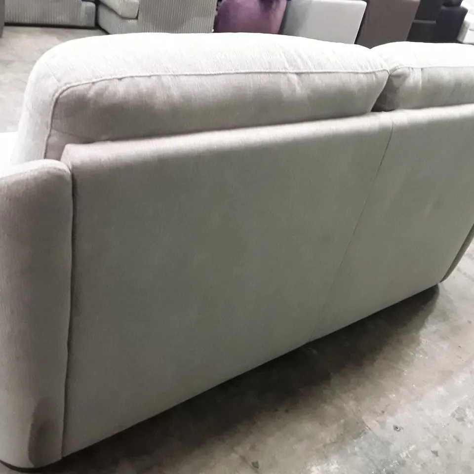 QUALITY ITALIAN DESIGNER AVOLA NEW 3 SEATER SOFA - GREY FABRIC